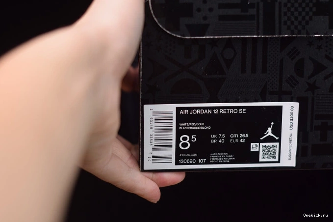One Kick (2019) 12 Jordan Retro 130690-107 